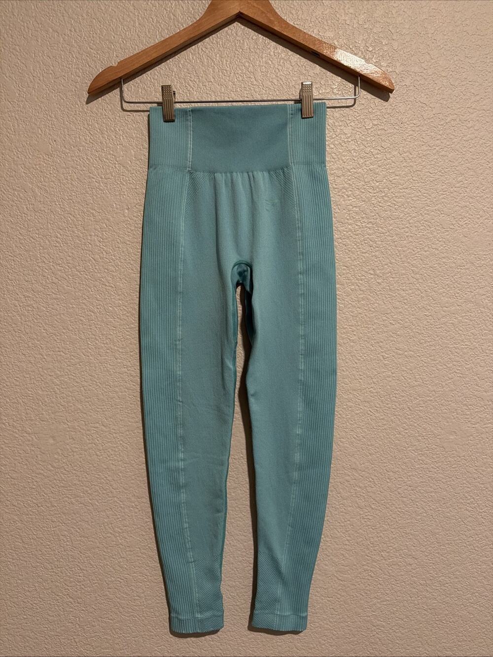 NEW Gymshark Pants Ultra Seamless Legging Yoga Athleisure High Waisted Spearmint